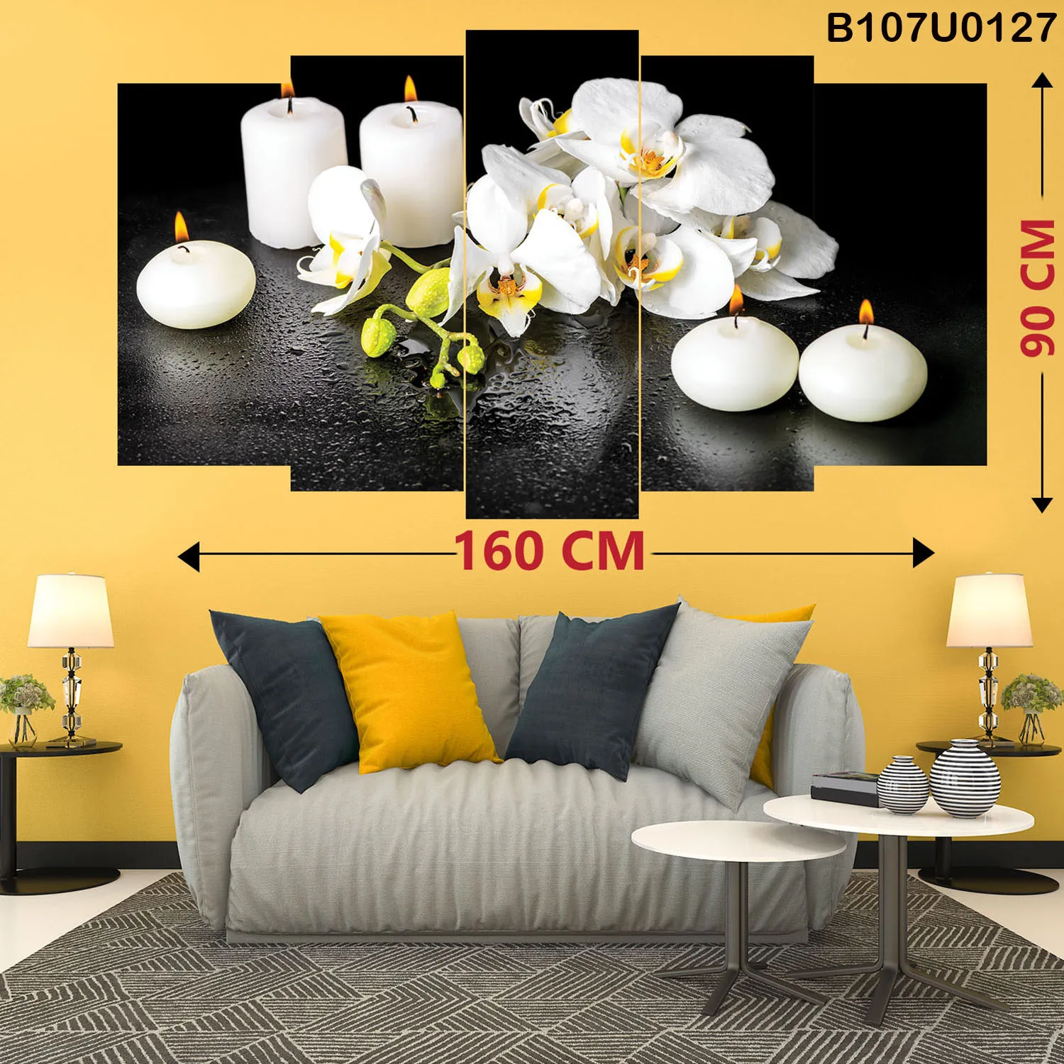 Five-Piece Panel , Graded Painting , Big Size